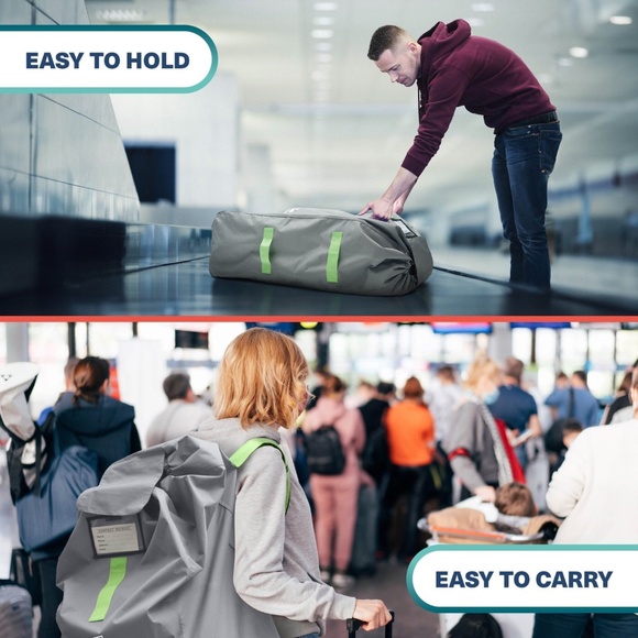 Bramble 47" x Large Gate Check Stroller Bag for Airplane Waterproof Adjustable - Picture 6 of 10